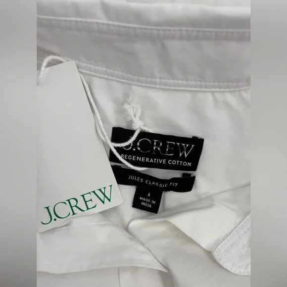 J.Crew Jules classic-fit shirt in cotton poplin - Picture 5 of 7